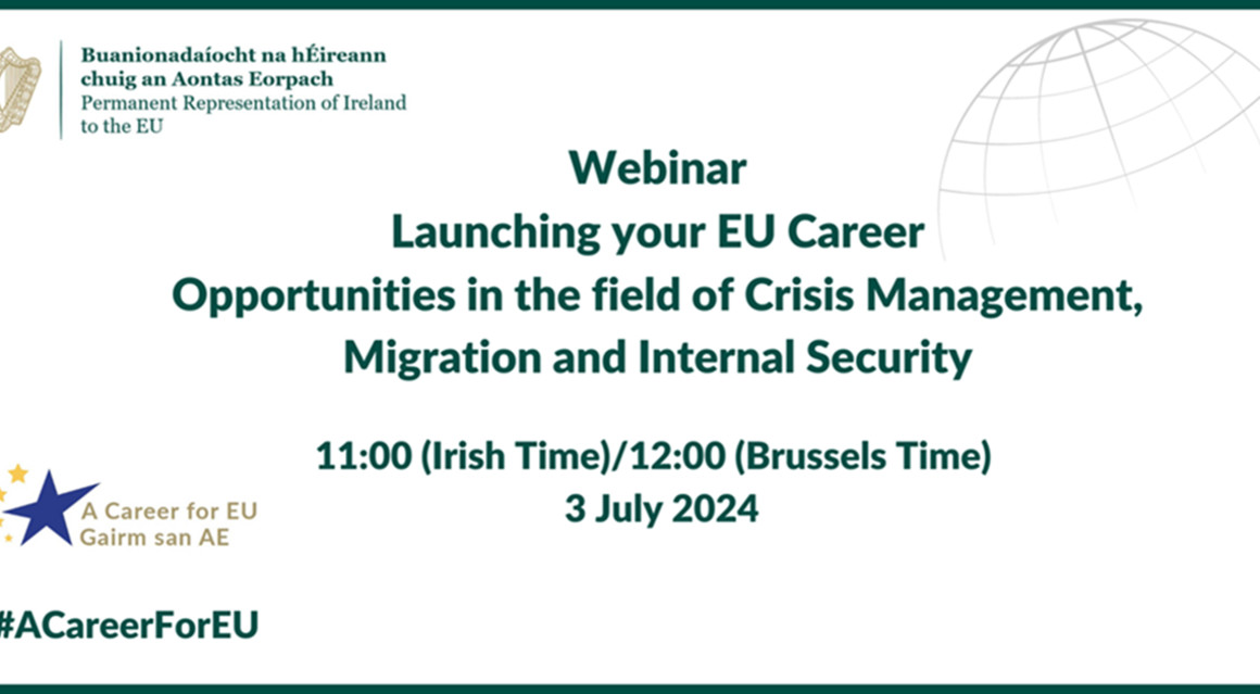 Webinar – EPSO Competition – Crisis Management, Migration and Internal Security