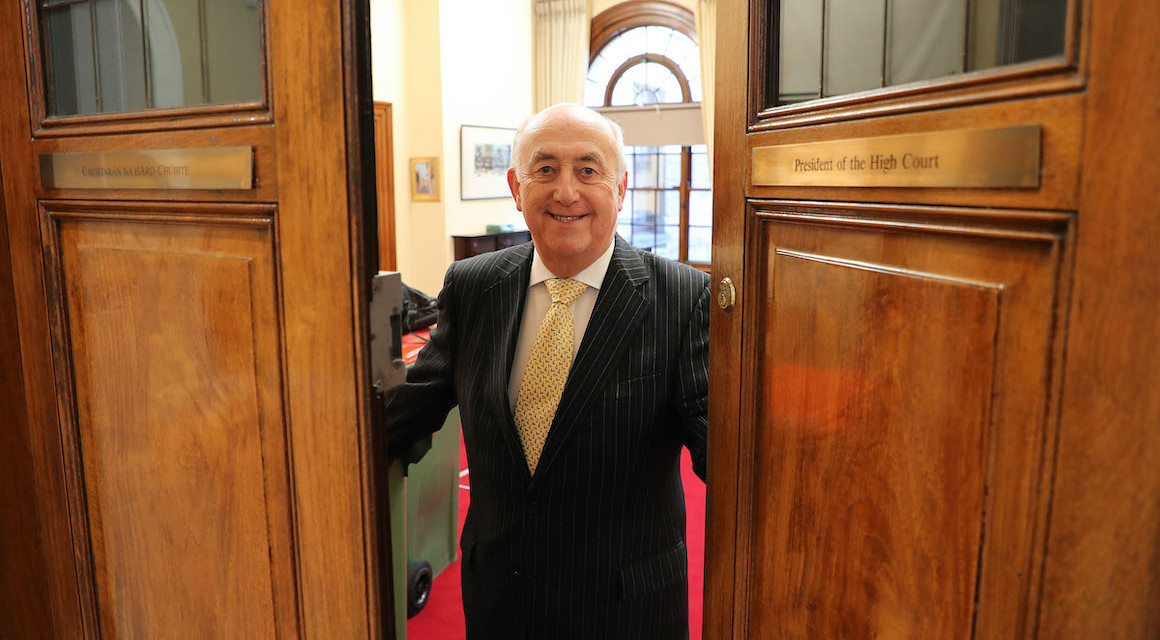Mr Justice Peter Kelly retires as the President of the High Court after nearly 50 years of service with the Courts