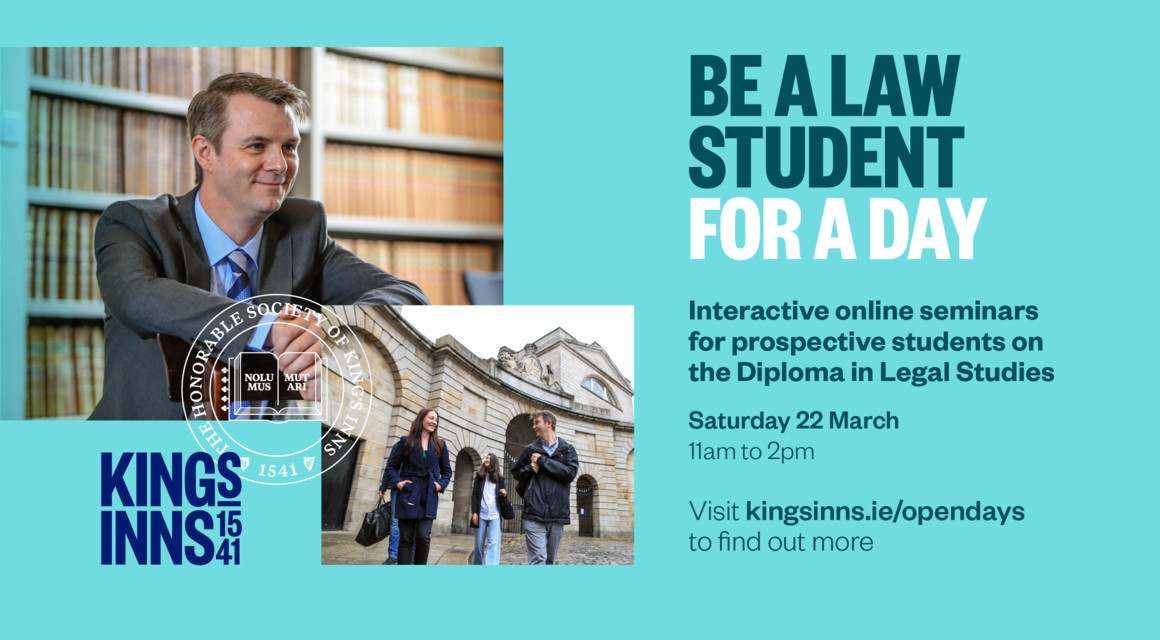 Be a Law Student at King’s Inns for a Day!