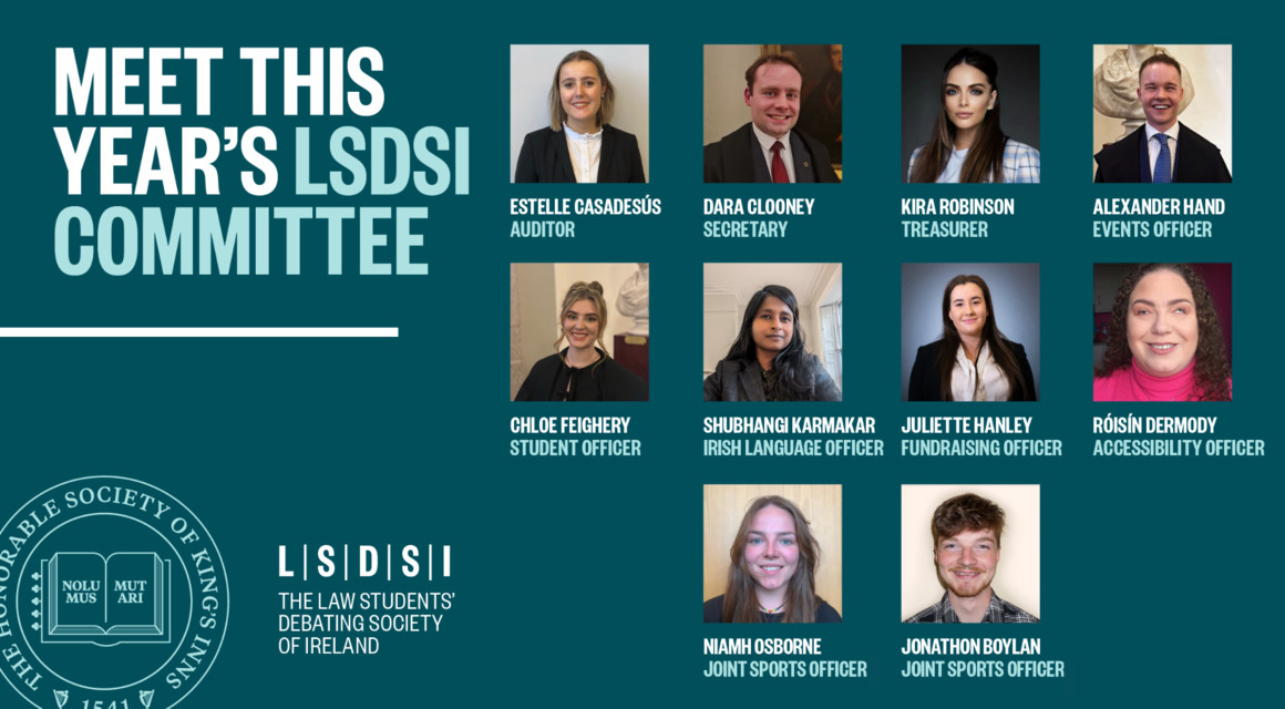 Meet this year’s Committee of the Law Students’ Debating Society of Ireland