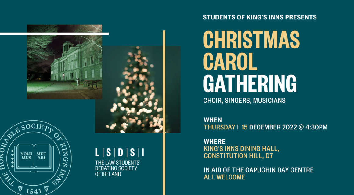 King’s Inns Christmas Carol Gathering in aid of the Capuchin Day Centre