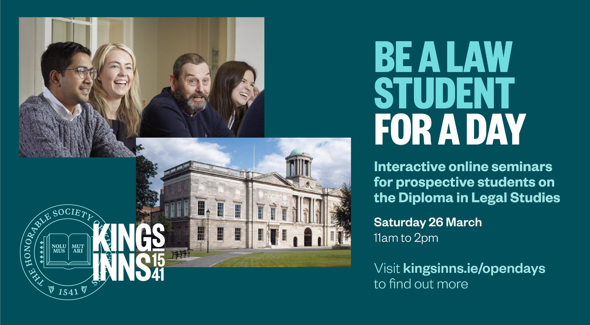 Be a Law Student at King’s Inns for a Day